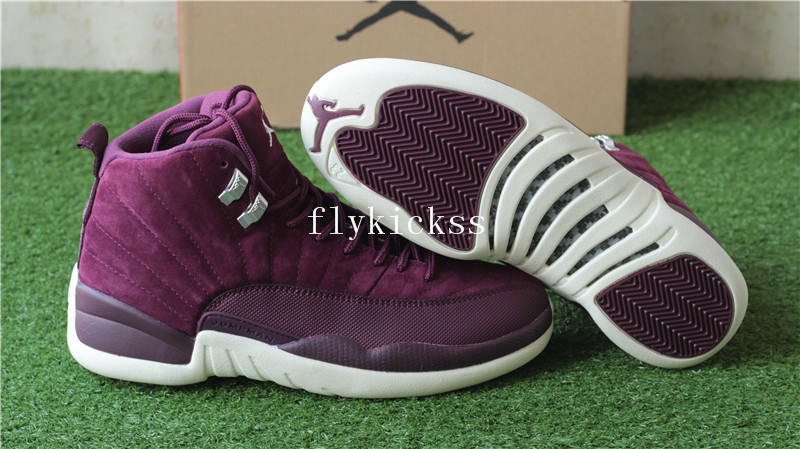 Air Jordan 12 PSNY Bordeaux Suede